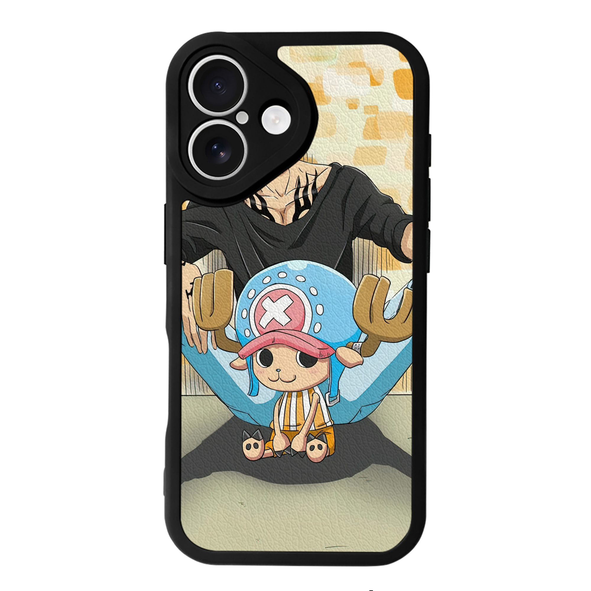 （画像用） ワンピース ONE PIECE 【iPhone 16シリーズ対応】シリコンスマホケース（レザー調） 材質：シリコン